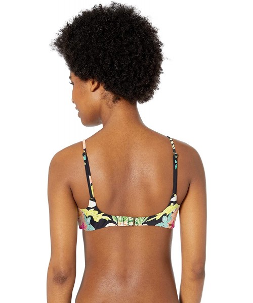 Tops Women's Sweet Aloha Bralette Bikini Top - Black - CO18EYLW23H