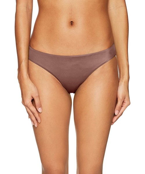 Tankinis Women's Solid Full Bikini Bottoms - Raisin - CL184S4O34X