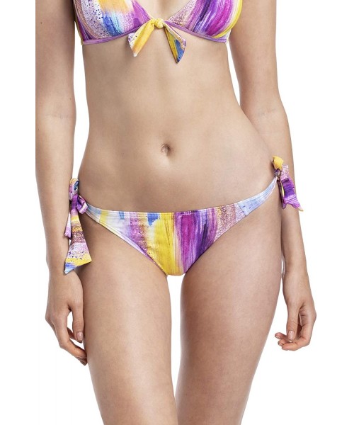 Bottoms Women's Mid-Rise Side-Ties Bikini Bottom - Multi - CN18TQG2W8U