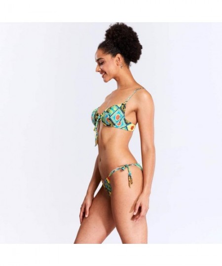 Sets Swimsuits for Women High Waisted Bikini Sexy Two Piece Bathing Suits Tummy Control Swimwear - 9089green - CO19CL5ZEQ9