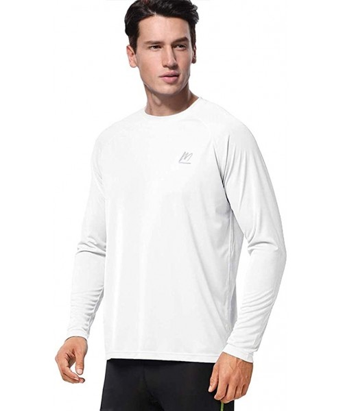 Rash Guards Men's UPF 50+ Sun Protection Long Sleeve Shirts- Quick Dry UV Swim T Shirt Rash Guard Athletic Top for Workout Ru...