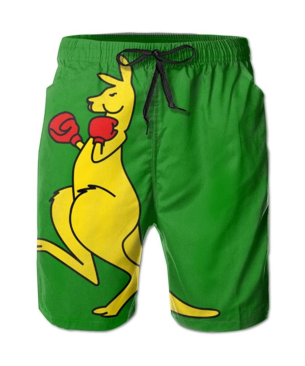 Board Shorts Boxing Kangaroo Men's Beach Comfortable Home Pants For Summer - CN186IU04ZM