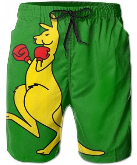 Board Shorts Boxing Kangaroo Men's Beach Comfortable Home Pants For Summer - CN186IU04ZM