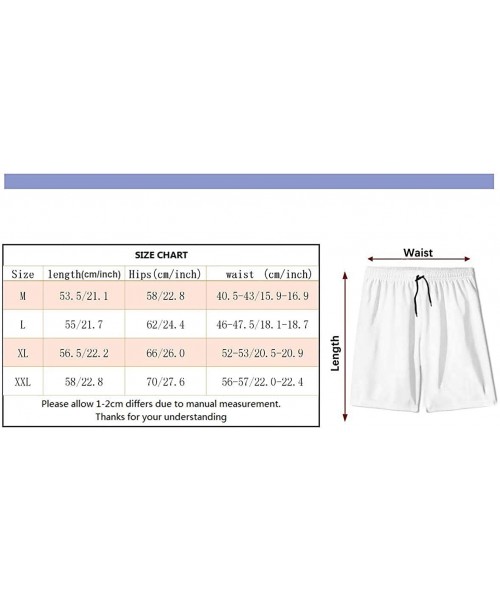 Trunks Man's Summer Personality Quick Dry Beach Drawstring Swim Trunks-Alice Cooper - White - CJ19E9KHYMX