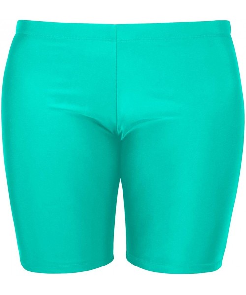 Board Shorts Women Swim Shorts Boyshorts Bathing Suit Tankini Bottoms Stretch High Waist Sports Boards Shorts Green(boyshorts...