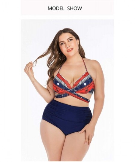 Sets 2020 Latest 36 Models Women's Plus Size Swimsuit Two Pieces Sexy Bikini Bathing Suit Swimwear Set - Lmyy-anh-6658 - C019...