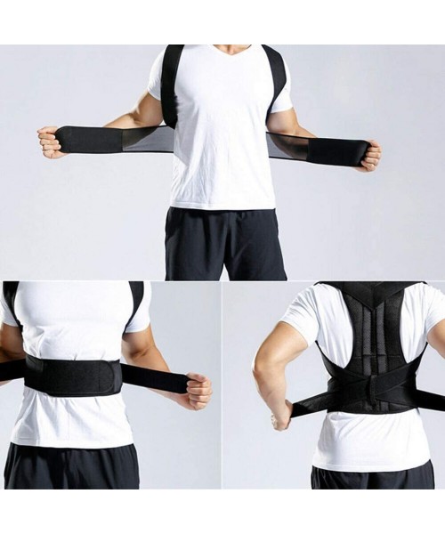 Board Shorts 2020 Posture Corrector Strap Back for Area Bad Posture Slouching Hunching Shoulder - Black - CL1953I5074