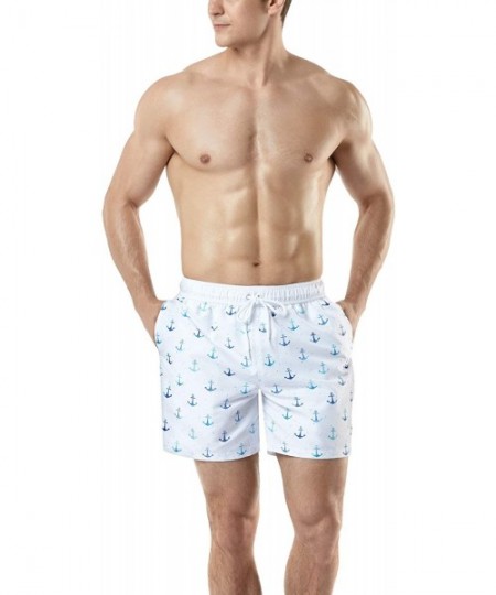 Trunks Men's Swim Trunks- Quick Dry Beach Swimming Board Shorts- Bathing Suits with Inner Mesh Lining and Pockets - Novel Pri...