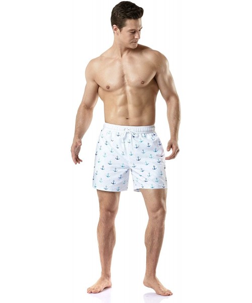 Trunks Men's Swim Trunks- Quick Dry Beach Swimming Board Shorts- Bathing Suits with Inner Mesh Lining and Pockets - Novel Pri...