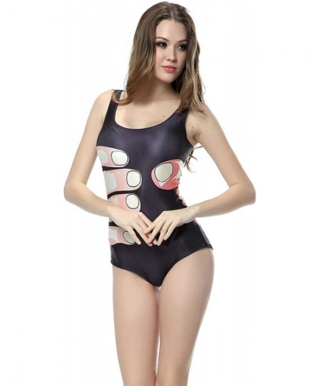 One-Pieces Women's Sexy One-Piece Swimsuits Bikini - Shake Hands - CJ11Z93F75D