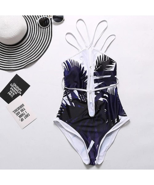 One-Pieces Womens Bikini Swimsuits Women's One Piece Beach Swimsuit Swimwear Bathing Monokini Push Up Padded Bikini-Swimsuits...