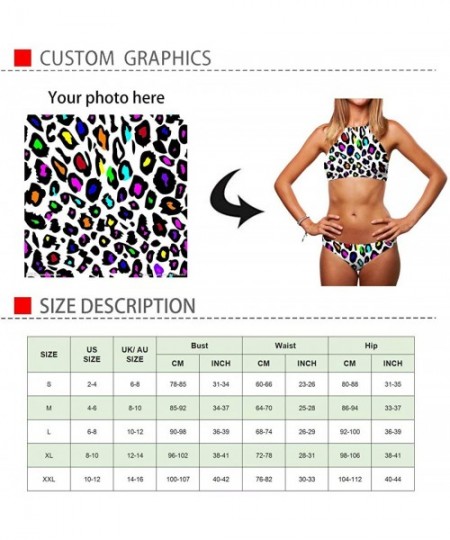 Sets Women's Sexy Bikini Swimsuit Tropical Floral Print Swimwear - P5 Tropical Flowers and Birds - C418U5CDD4E