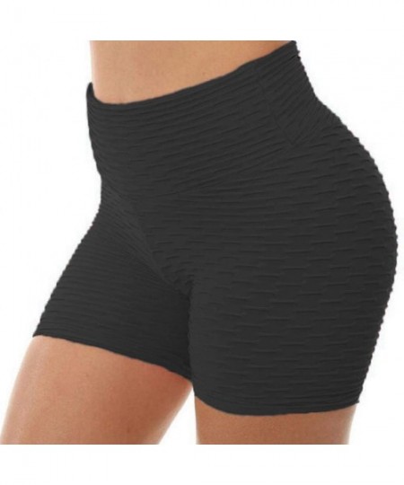 Cover-Ups Yoga Shorts for Women High Waist-Seamless Yoga Shorts Athletic Ruched Butt Lifting Booty Short Sexy Push Up Hot Pan...