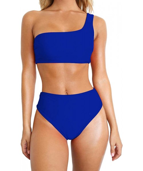 Sets Women's Sexy Two Piece Swimsuit Bandeau Bikini Set Swimwear Bathing Suit - 2blue - CW18UTG4E26