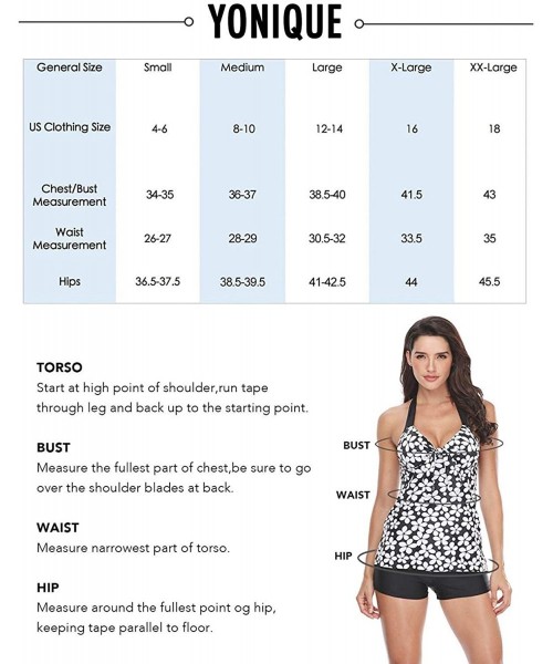 Sets Women's Two Piece High Waisted Bathing Suits Tribal Blouson Tankini Swimsuits - Printed Blue - CS18UI968H4