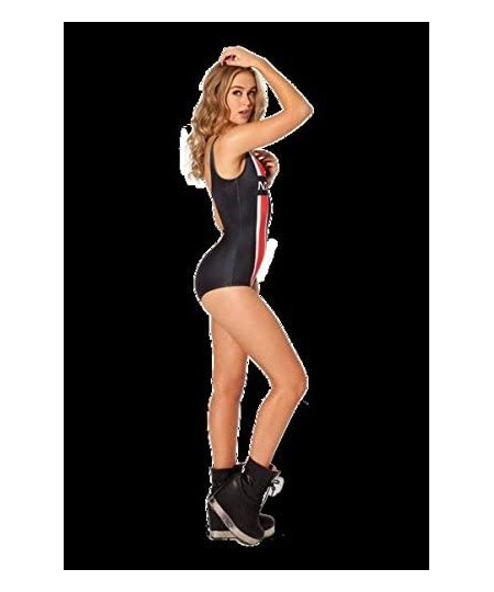 One-Pieces Womens Digital Print One-Piece Swimsuit Swimwear Sexy Monokini - Black - CV12B7DAW7F