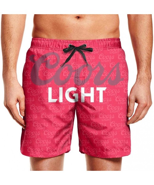 Trunks Coors-Light-Logo- Men's Swimsuit Trunks Summer Fashion Quick Dry Swim Trunks - Coors Light - CW196AA2T89