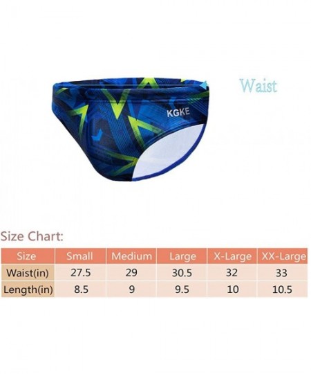 Briefs Men's Athletic Swimwear Briefs Sexy Swim Briefs Camo Pattern Bikini Swimsuit for Men Men's Swimwear Briefs - Geometric...