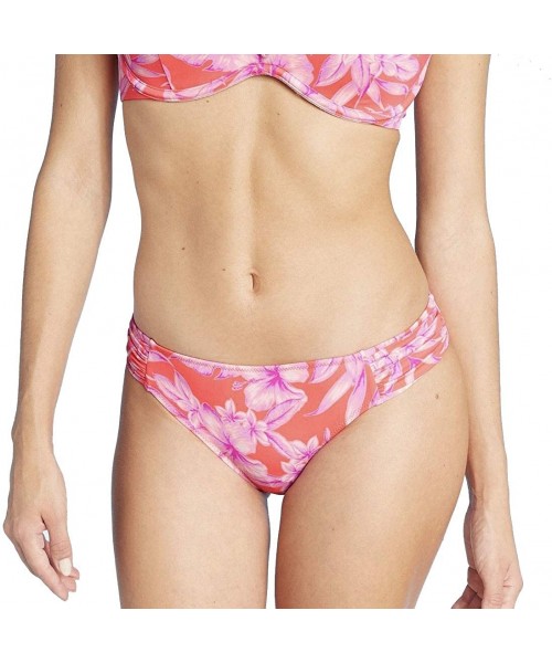 Tankinis Women's Hipster Bikini Bottom - Hawaiian Print - CU19DNT8UQS