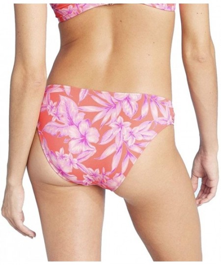 Tankinis Women's Hipster Bikini Bottom - Hawaiian Print - CU19DNT8UQS