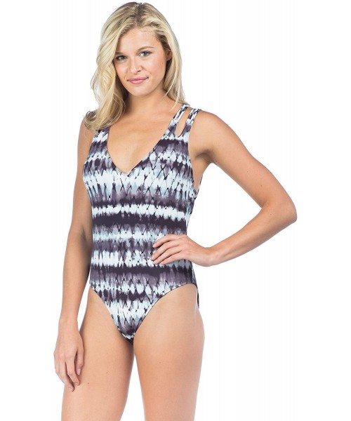 One-Pieces Women's Multi Strap Macrame One Piece Swimsuit - Raisin - CL185XRXMSA