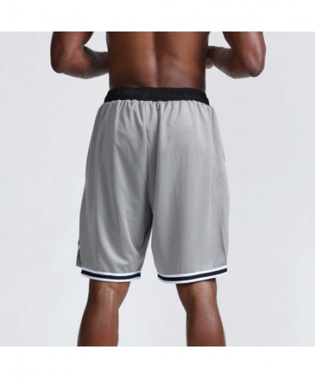 Board Shorts Classic 9'' Inseam Shorts for Men Elastic Waist Breathable Athletic Basketball Trunks Daily Home Soft Sleep Pant...