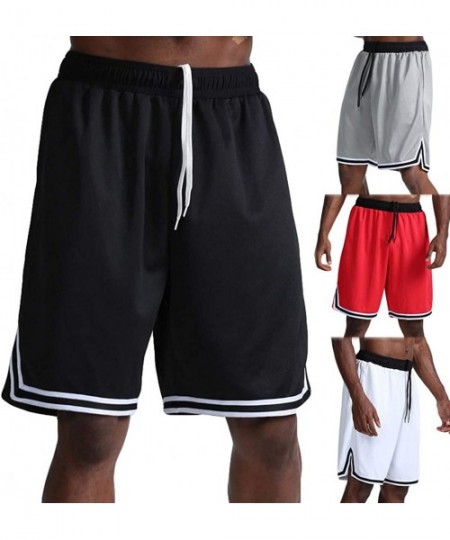 Board Shorts Classic 9'' Inseam Shorts for Men Elastic Waist Breathable Athletic Basketball Trunks Daily Home Soft Sleep Pant...