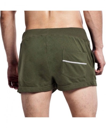 Racing Sports Short Pants for Men- Quick-Dry Lightweight Pace Running Shorts- Dry Fit Performance Short - Army Green - C018OR...