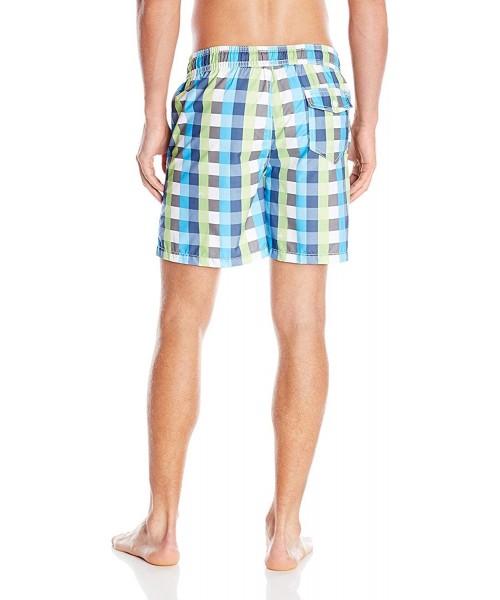 Trunks Men's South Beach Quick Dry Volley Swim Trunks - Byron Navy - CB126WMP213