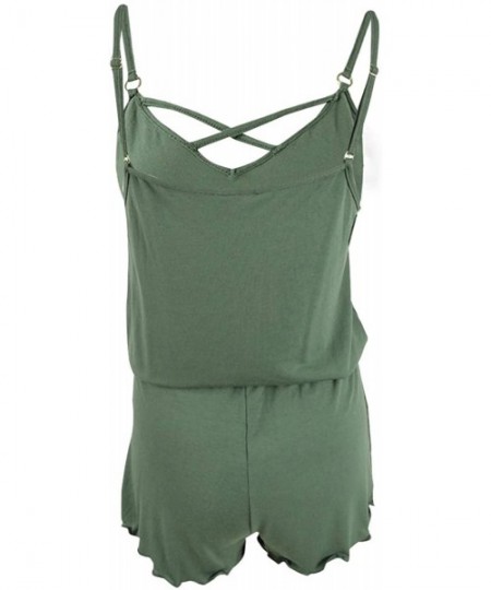 Cover-Ups Juniors Cover-up Romper - Olive - CJ19CY6C3G7