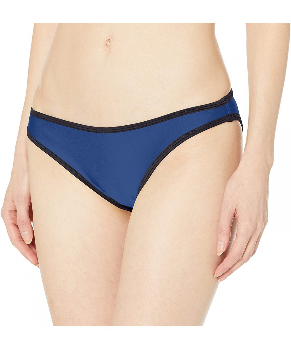 Tankinis Women's Medium Coverage Bikini Bottom - Navy - CQ120GFZO2J