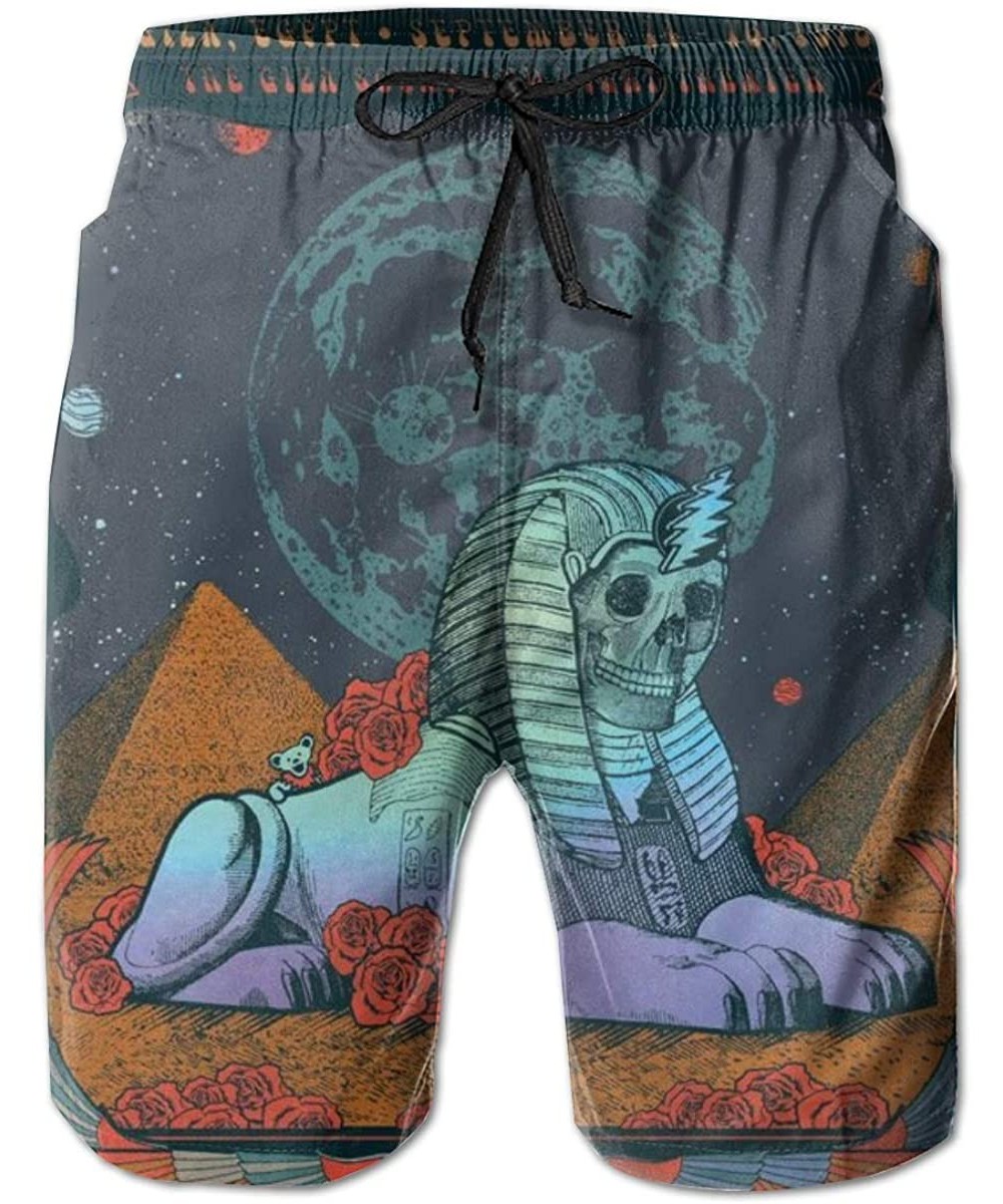 Board Shorts Grateful-Dead Swim Trunks Beach Workout Shorts Boardshorts for Men Teen Big Boys - The Grateful Dead F - CY190SY...