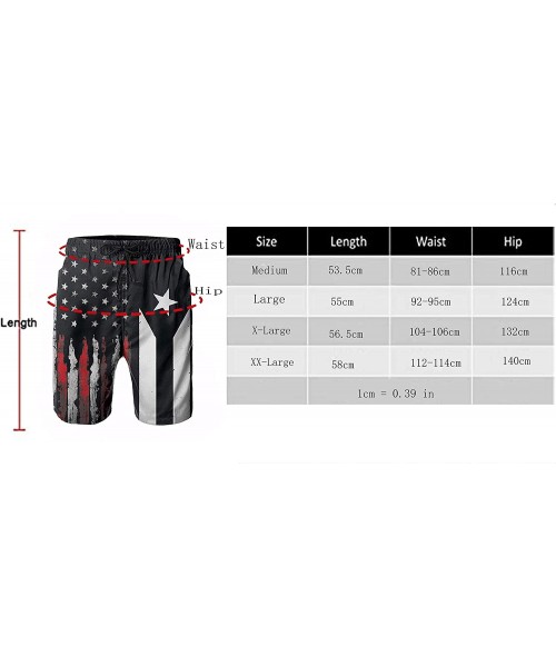 Board Shorts Odin's Tri-Horn Norse Celtic Men's Quick Dry Swim Trunks Beach Shorts - C719CGIWR9Q