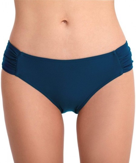 Tankinis Womens Bikini Bottoms/Skirt Swimsuit - High/Low Wasited/Tummy Control - Low Waist-navy - C118SNEZI8T