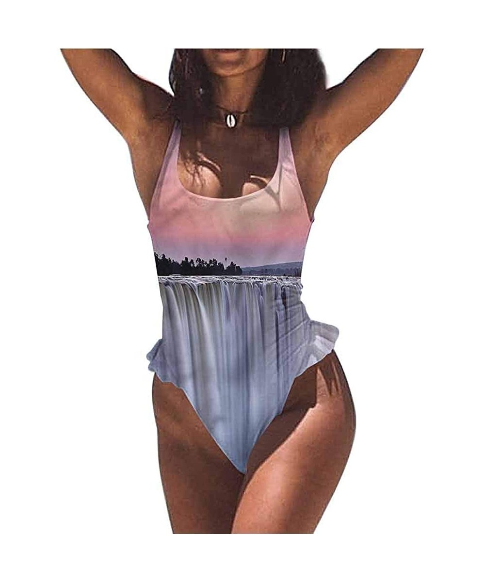 Bottoms Two Piece Bathing Suits Waterfall- Cascade in Grand Canyon So Pretty and Fits - Multi 14-one-piece Swimsuit - C719E79...