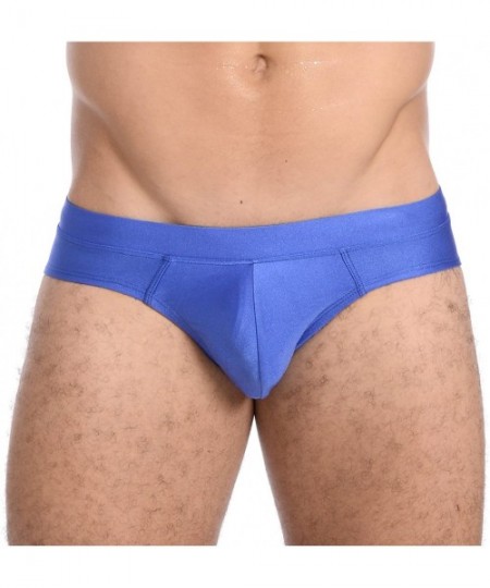 Briefs Men's New Contour Pouch Bikini Swimsuit - Royal Blue - CH18760QDS0