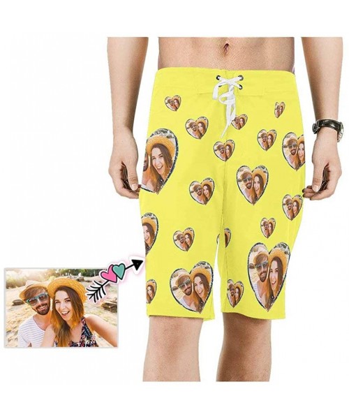 Board Shorts Custom Face Men Swim Trunk Beach Board Short Best Gift for Boyfrined Husband - Multi6 - CS18SRY3R5E