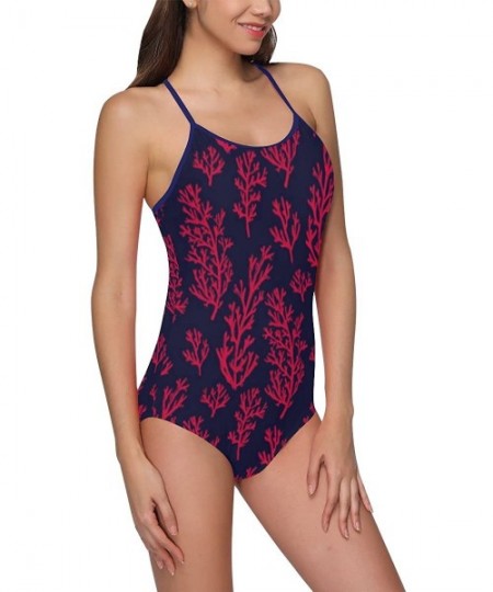 One-Pieces Tropical Sea Ocean Unique One Piece Swimsuit Swimwear Bathing Suit for Women Juniors (XS-3XL) - Multi 15 - CA18ECZ...