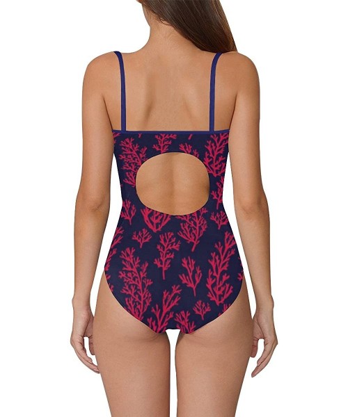 One-Pieces Tropical Sea Ocean Unique One Piece Swimsuit Swimwear Bathing Suit for Women Juniors (XS-3XL) - Multi 15 - CA18ECZ...